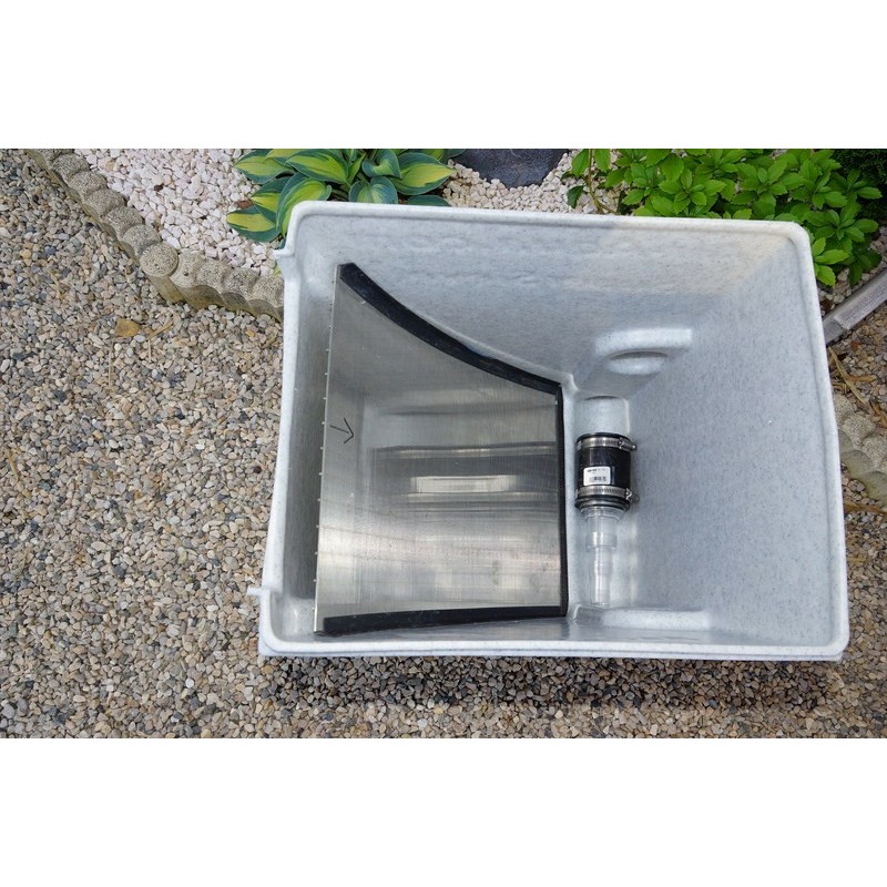 Grille inox pour filtre de bassin 680x402mm - Expert Bassin