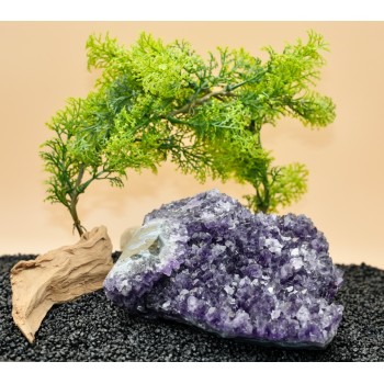 Géode améthyste bord brute Urugay AAA