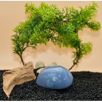 Forme libre Calcedoine Bleue AA 340 gr