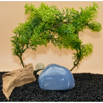 Forme libre Calcedoine Bleue AA 340 gr