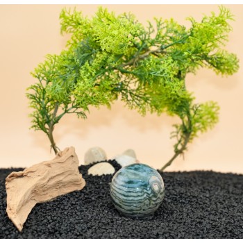 Sphère Agate Mousse AAA 50mm 170gr