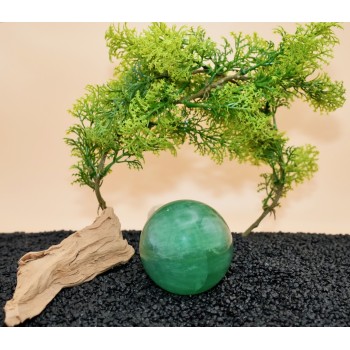 Sphère Fluorine Verte AA 60 mm