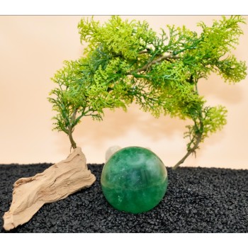 Sphère Fluorine Verte AA 60 mm