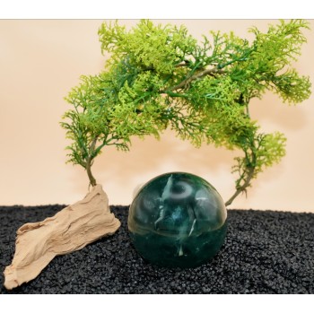 Sphère Fluorine Verte AA 70 mm