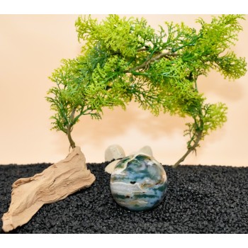 Sphère Azurite Malachite du Pérou AAA 50mm