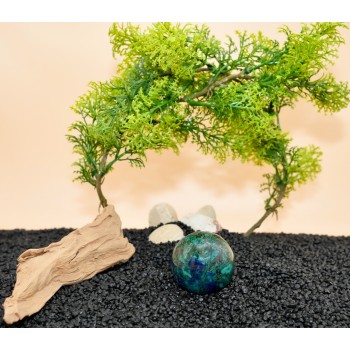 Sphère Agate Mousse AAA 40mm